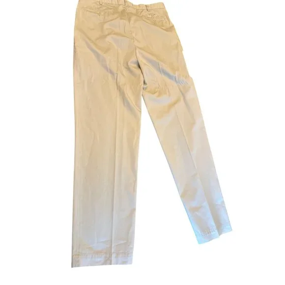 Polo Ralph Lauren Mens Classic Fit Andrew Pant 38T-36 Big & Tall 100% Cotton Bei